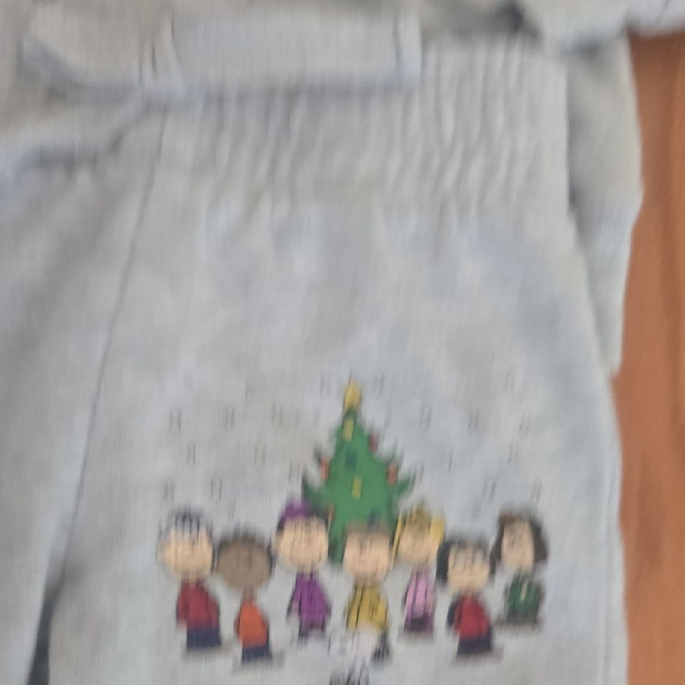 Peanuts Gray Kids Matching Set - Picture 3 of 5